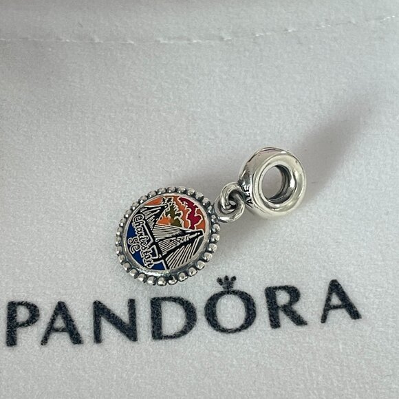 Pandora Charleston SC Dangle Charm Travel Pendant S925 Sterling silver Jewelry - Picture 3 of 4